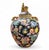 Large Chinese Hand-Painted Mille Fleur Famille Noir Porcelain Ginger Jar For Sale - Image 11 of 11