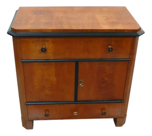 Biedermeier Vanity Cabinet in Ashwood, 1850s