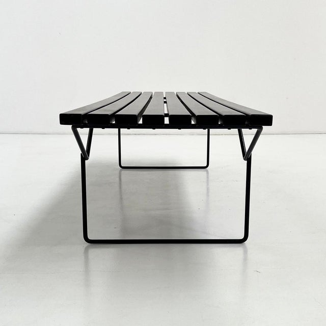 1960s Slat Bench attributed to Harry Bertoia for Knoll International, 1960s For Sale - Image 5 of 12