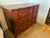 Theodore Alexander Red Leather-Wrapped Serpentine Three-Drawer Chest With Gilt Decoration For Sale - Image 15 of 16