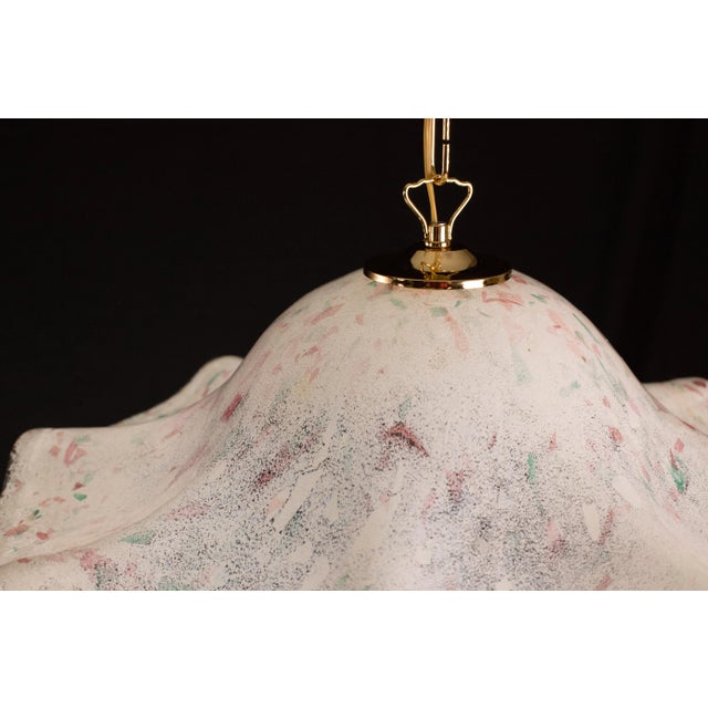 Vintage Multicolor Millefiori Murano Glass Pendant For Sale - Image 6 of 12