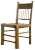 Petite Organic Modern Bamboo / Rattan Chair For Sale In Tulsa - Image 6 of 6
