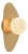Rhoads Triangular Sconce, Natural Brass For Sale