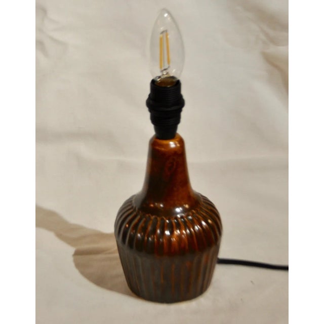 Dark Brown Secle Table Lamp For Sale - Image 6 of 6