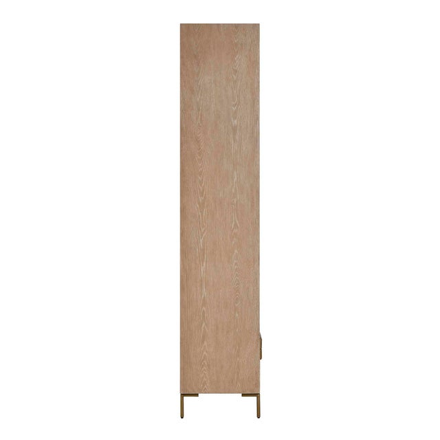 Alessia Light Oak Etagere For Sale - Image 6 of 10