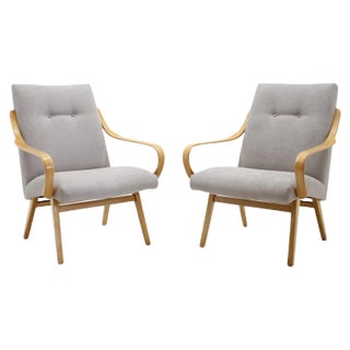 Set of Armchairs by Jaroslav Smidek for Ton, 1960s For Sale