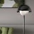 Apollo Floor Lamp in Black Metal by Alabastro Italiano For Sale - Image 4 of 6