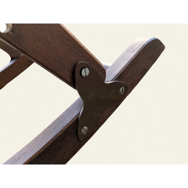 Vintage Ottoman in Green Fabric, 1960s, in Very Good conditions. Designed 1960 to 1969