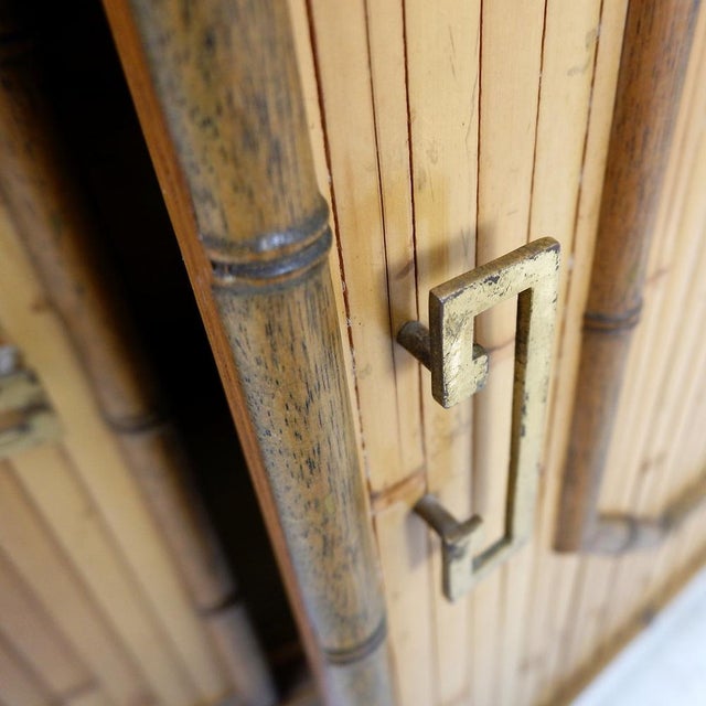 Vintage Bamboo Buffet, 1960s For Sale - Image 10 of 17