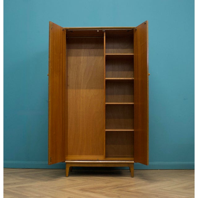 Mid-Century Modern Vintage Teak Wardrobe from Vesper, 1960s For Sale - Image 3 of 8
