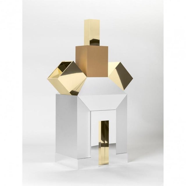 Domestic Architecture Sculpture in Powder-Coated Aluminum by Altreforme For Sale - Image 6 of 8