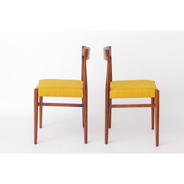 Pair of Vintage Teak Dining Chairs by Casala, Newly Upholstered, Germany, 1960s
