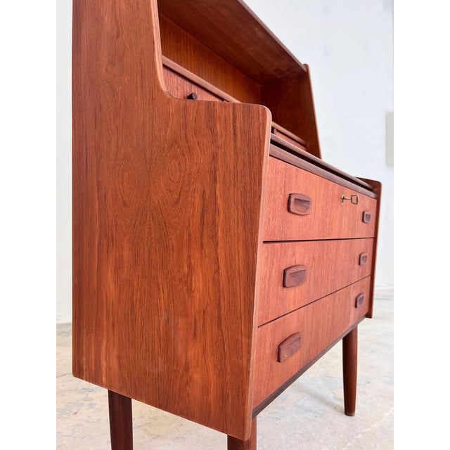 Brown Secretary Teak from Handbjerg Møbelfabrik For Sale - Image 8 of 11