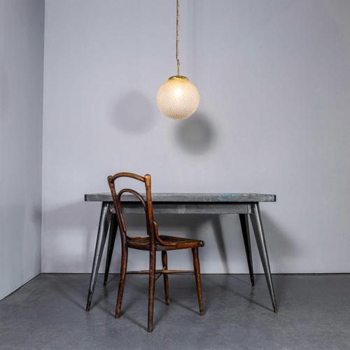 1950’s diamond opaque pendant glass lamps – 30cm. Beautiful original diamond opaque pendant lamps featuring mouth blown...