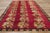 Red Vintage Turkish Oushak Rug - 04'10 X 09'01 For Sale - Image 8 of 10