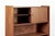 1960s Mid Century Danish Teak Wood Bookcase Cabinet & Secretary Desk 1960s For Sale - Image 5 of 14