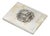 Rectangular Silver Cigarette Case with Low Reliefs For Sale