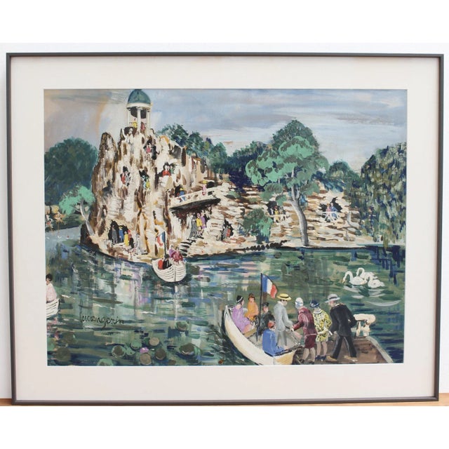 Parc des Buttes-Chaumont Paris by Lucien Génin, 1930s For Sale - Image 3 of 18