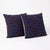 Mid-Century Modern Bohemian Turkish Kilim Pillow Cover 20'' X 20'' - Set of Two For Sale - Image 3 of 4