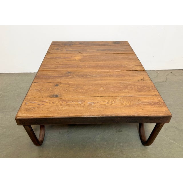 Vintage Industrial Coffee Table, 1960s For Sale - Image 9 of 18
