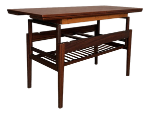 Mid-Century Modern Danish Metamorphic Elevator Coffee Table