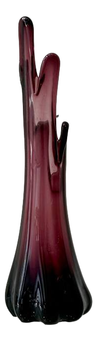 Vintage Murano Glass Vase in Violet, 1950s