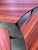 Wood 1990s David Levy Hardwood Creations Modular 3-Pc Puzzle Coffee Table Sapele Padauk For Sale - Image 7 of 12