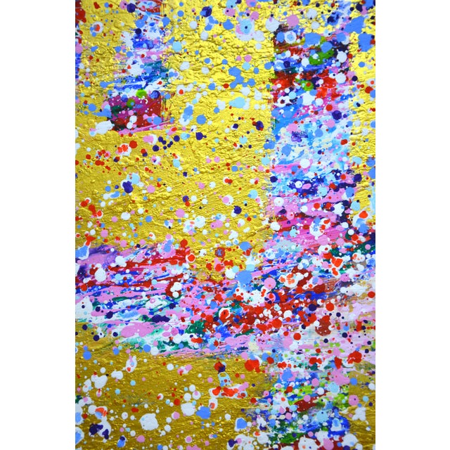 Expression With Gold 26.Modern Original Hand Painting. For Sale - Image 4 of 11