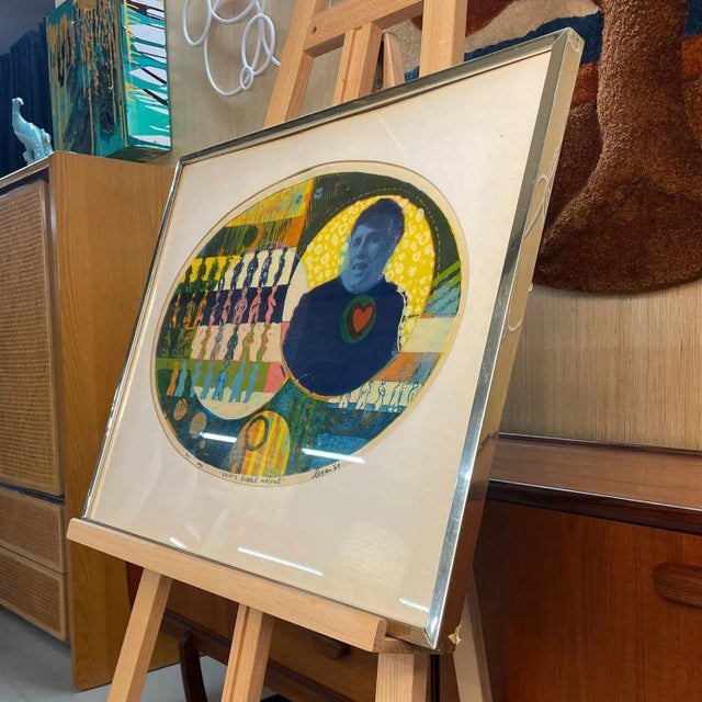 1969 Original Psychedelic Screenprint Ralph’s Bubble Machine Signed Logan For Sale - Image 9 of 12