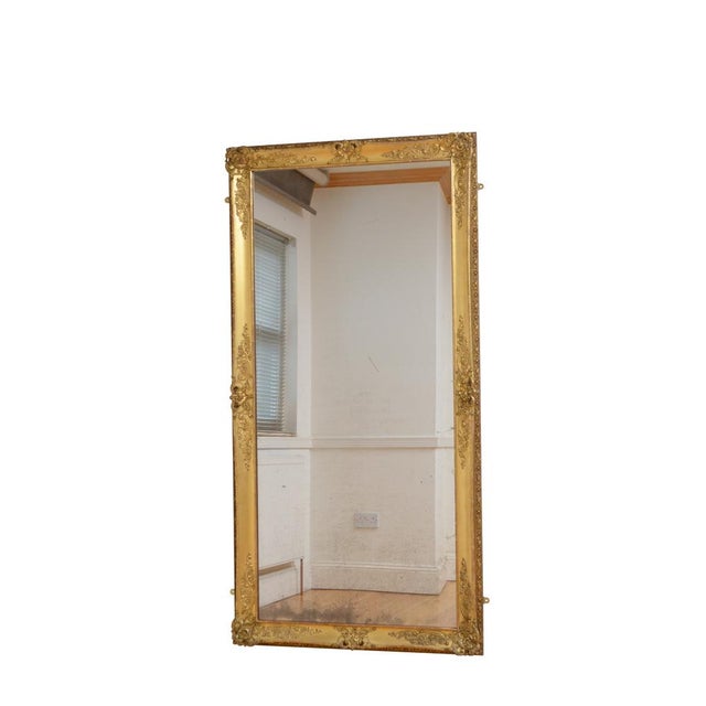 19th Century Leaner or Wall Mirror, 1840s For Sale - Image 15 of 16