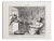 Honoré Daumier, A Pet Filled Modesty, Lithograph, 1856 For Sale