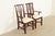 Thomasville Thomasville Georgian Carved Mahogany Armchairs, Pair For Sale - Image 4 of 13