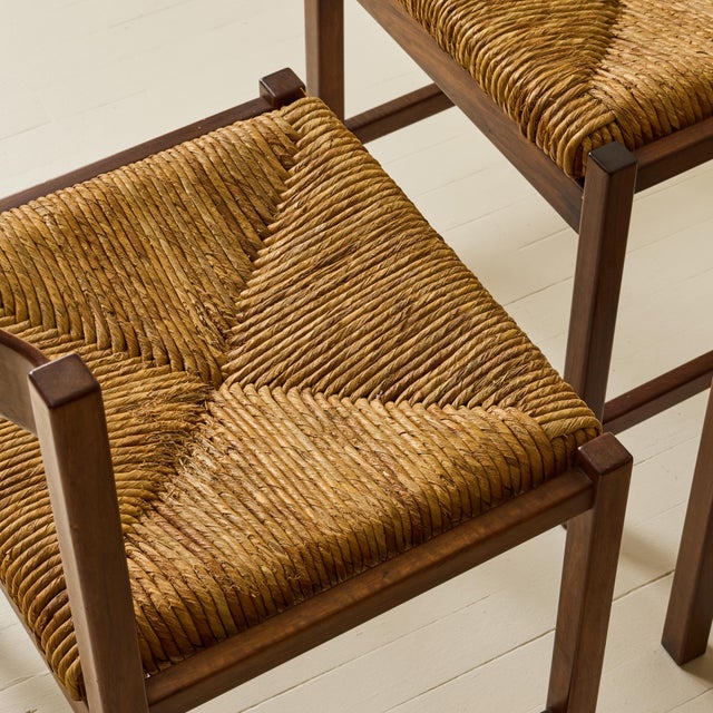 Wood Giovanni Michelucci "Torbecchia" Series Dining Chairs by Poltronova, Set of 6, 1960s For Sale - Image 7 of 7