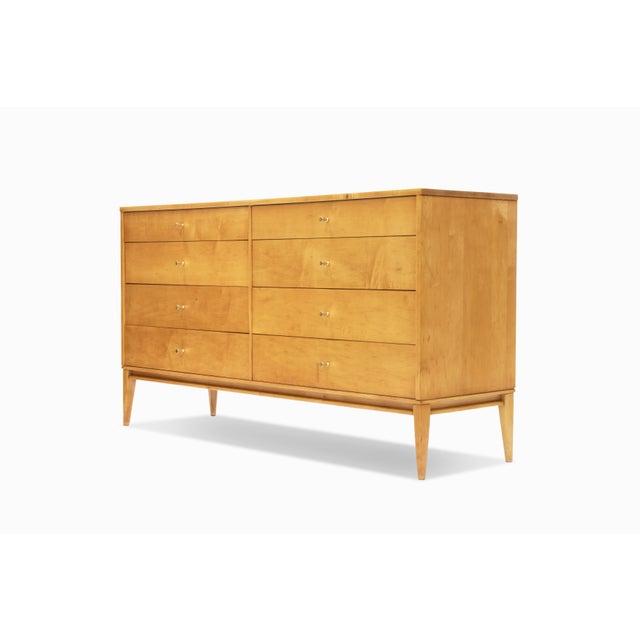 Winchendon Furniture Company Vintage Mid Century Solid Maple "Planner Group" Dresser by Paul McCobb For Sale - Image 4 of 7