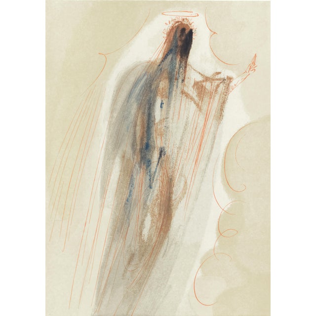 Abstract 1963 Dalí Divine Comedy Engraving Paradis Chant 30 "Arrivée Dans L'Empyrean" (Arrival in the Empyrean) For Sale - Image 3 of 9