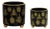 Footed Pine Tree Planter (Set of 2) For Sale