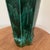 Postmodern Rare Vintage Emerald Green Ceramic Vase W/Etched Design and Geometric Runes Symbols Signed Circa 1961 For Sale - Image 3 of 12