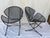1950s Tempestini Orange Slice Chairs, a Restored Pair For Sale - Image 5 of 9