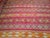 Vintage Moroccan Tribal Kilim, Handwoven Wool, Stripe Geometric Pattern, Purple & Yellow, 6x10 For Sale - Image 14 of 17