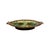 English Late 19th Century Victorian Majolica Oval Leaf, Fern and Greek Key Pedestal Dish With Handles For Sale - Image 3 of 5
