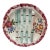 19th Century Longchamp Majolica Asparagus Plate With Flowers For Sale