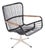 Swivel Armchair in Rattan and Chrome, 1970s For Sale