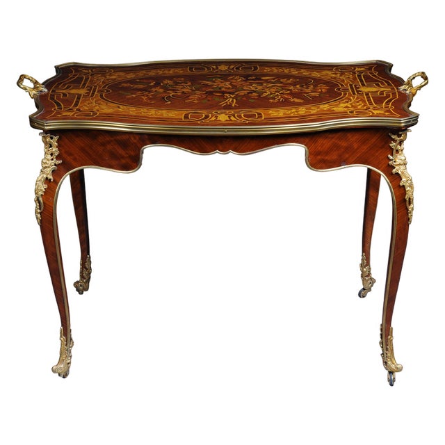 French Louis XV Style Salon Side Table For Sale