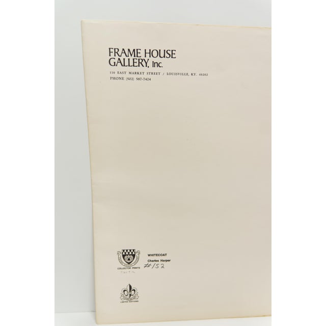 1975 Charles Harper "Whitecoat" Baby Seal Print Pencil Signed and Numbered For Sale In Louisville - Image 6 of 8