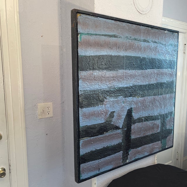 After Rothko Purple, by John Frates, Mid Century Modern, Framed For Sale - Image 4 of 5