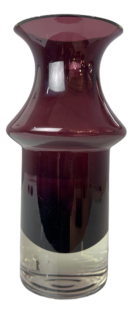 Purple Glass Vase by Nanny Still for Riihimäen Lasi