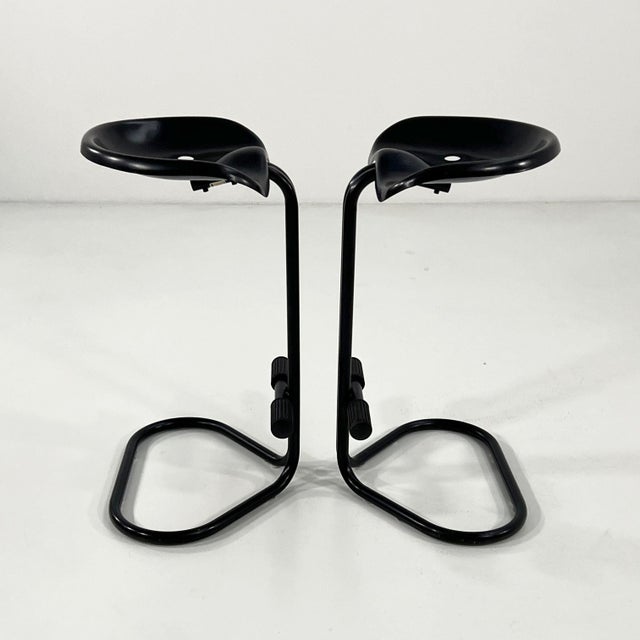 White Tractor Stool by Rodney Kinsman for Bieffeplast, 1970s For Sale - Image 6 of 11