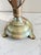 Vintage Two Tone Candlesticks-Silver Plate-Copper-Brass-Pair-Metal-Taper Holders For Sale - Image 10 of 11