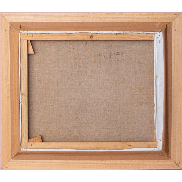 Benito Sanchez, Harvesting Hay, Oil on Canvas For Sale - Image 6 of 7