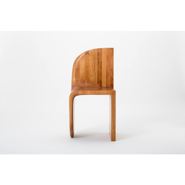 Polymorph chair by philipp aduatz 2017 edition of 4 + 2 a/p dimensions: 43 x 48 x 85 cm materials: hand carved cherrywood,...